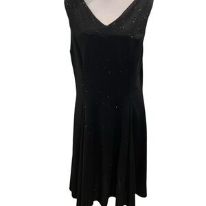 Elegant Black Sleeveless Dress. Simco formal dress size 10